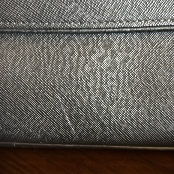 Coach Black Solid Leather Messenger Crossbody Adjustable Strap Shoulder Bag - Picture 3 of 12